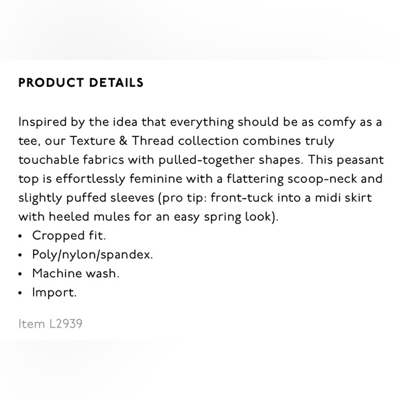 Madewell Texture & Thread Peasant Top | Size S | Red - Picture 12 of 12